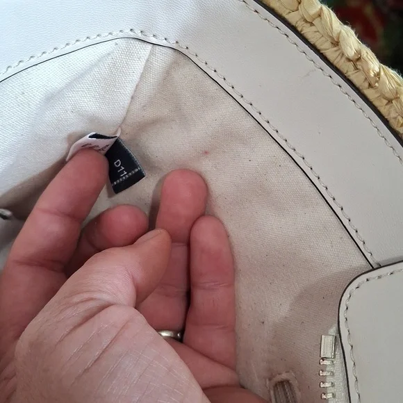 Kate Spade Tan and Cream Woven Tote - Picture 8 of 13